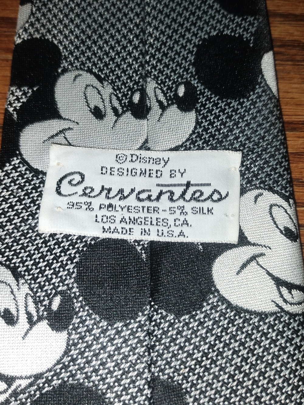 Vintage Cervantes For Disney Mickey Mouse Tie View 4